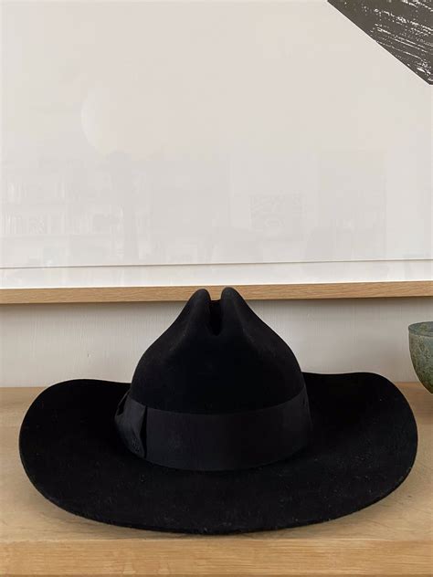 gucci leather snake hat|Gucci cowboy hat.